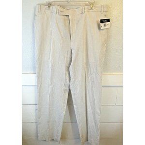 Lauren Ralph Lauren‎ Neville Light Grey/White Pinstripe Trousers Women's 36Wx30L